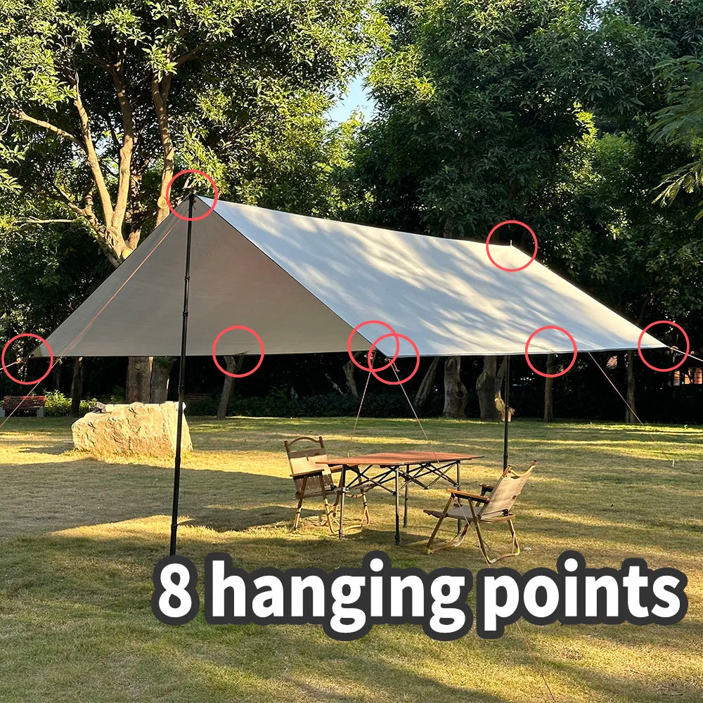Tente imperméable légère – idéale jardin, pique-nique, camping, plage et randonnée