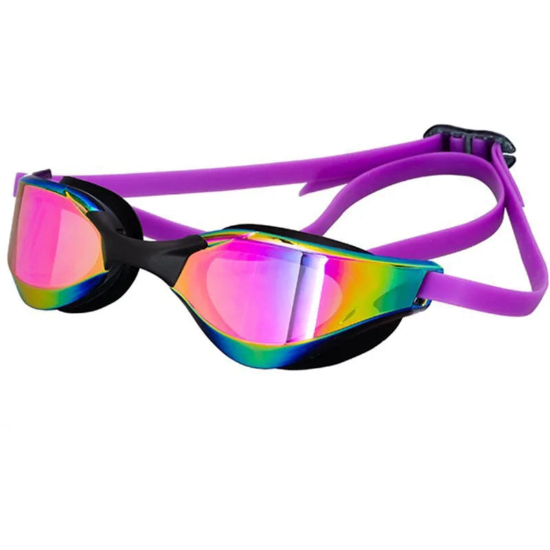 Lunettes de natation à grand cadre pour adultes, haute qualité, HD, anti-buée