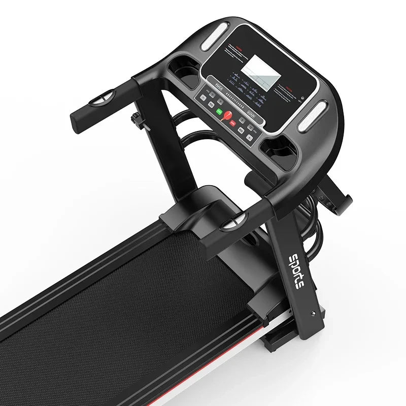 Tapis roulant électrique pliant avec écran LED, tapis roulants multifonctions intelligents, salle de sport à domicile, cardio, santé physique