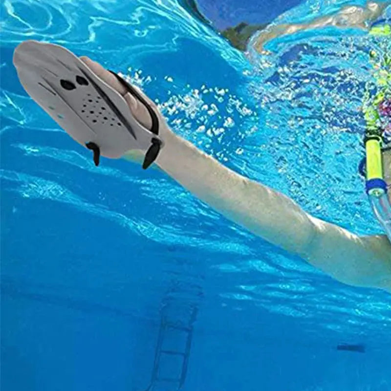1 paire de pagaies d'entraînement à la natation, gants de plongée en apnée, palmes de sport, paume en Silicone, sangles réglables