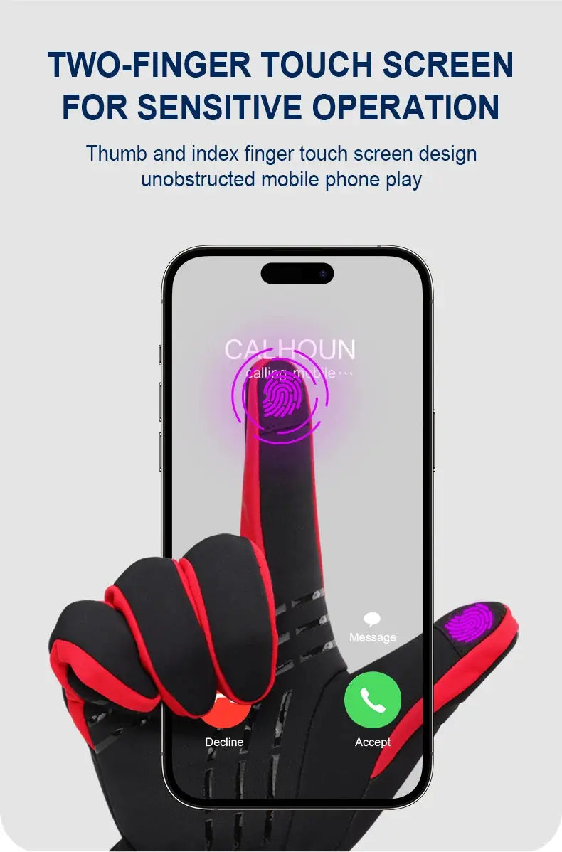 Gants d'hiver pour hommes et femmes, imperméables, écran tactile SportMix