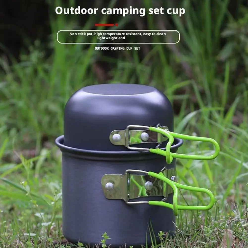 Ensemble de cuisine portable – idéal pour camping, rando, pique-nique et aventure