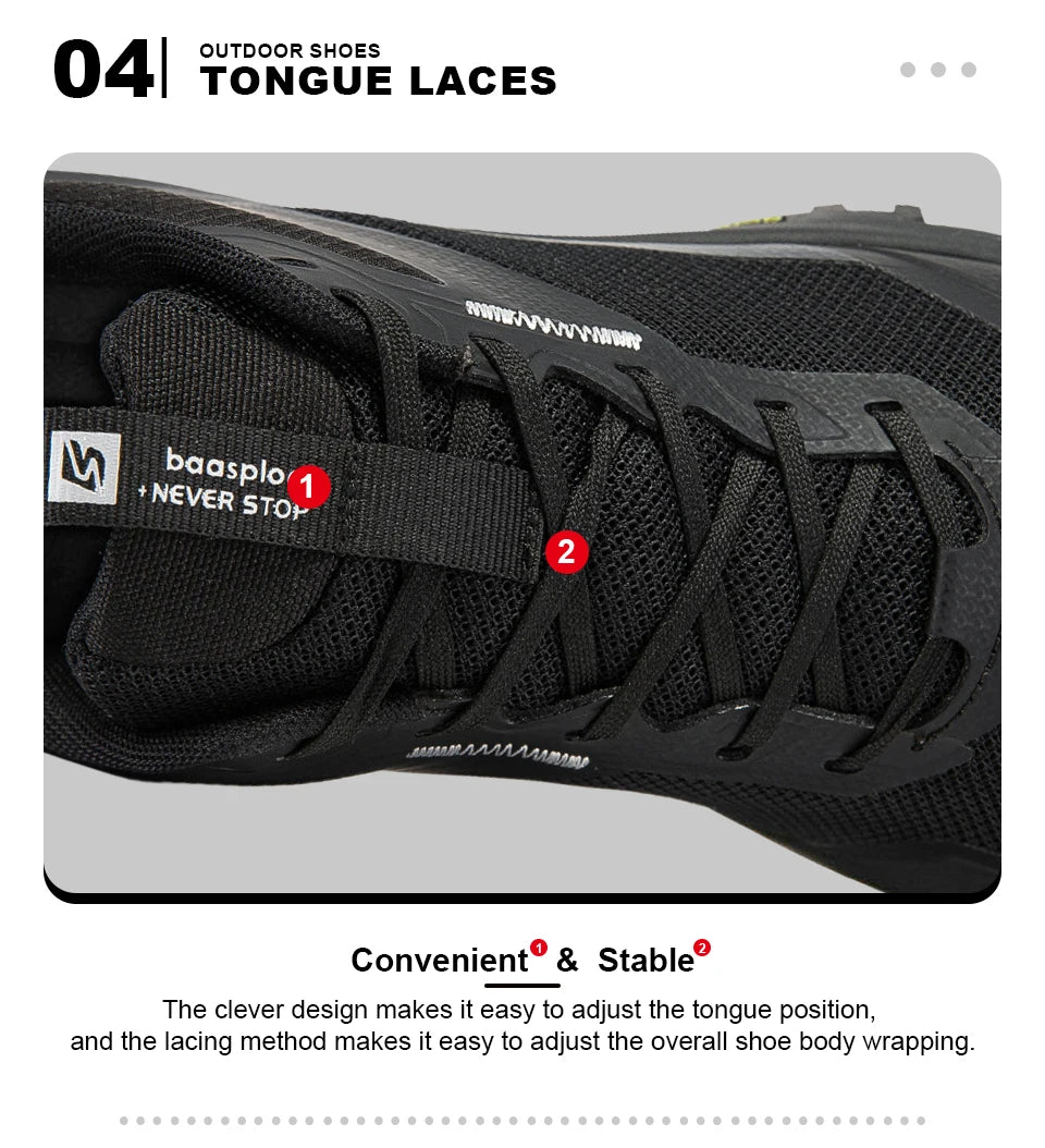 Chaussures de randonnée homme – respirantes, antidérapantes et robustes