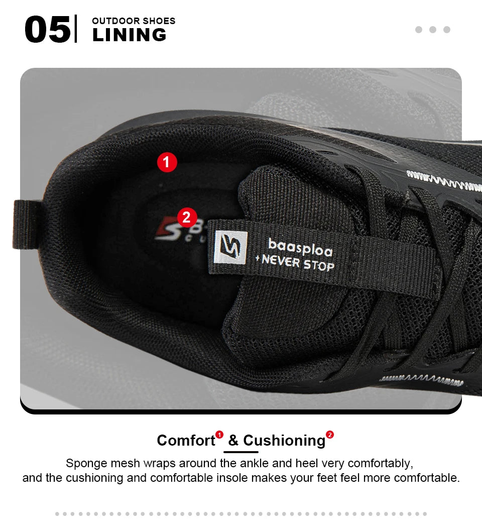 Chaussures de randonnée homme – respirantes, antidérapantes et robustes
