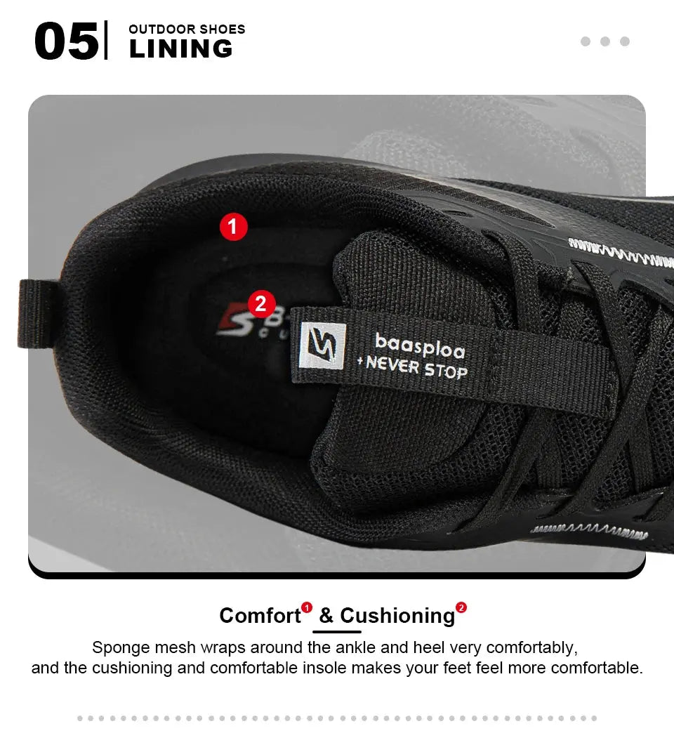 Chaussures de randonnée homme – respirantes, antidérapantes et robustes SportMix