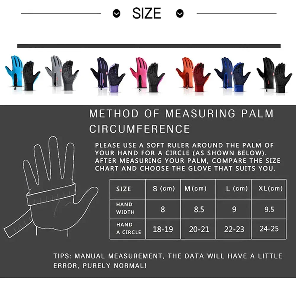 Gants d'hiver pour hommes et femmes SportMix