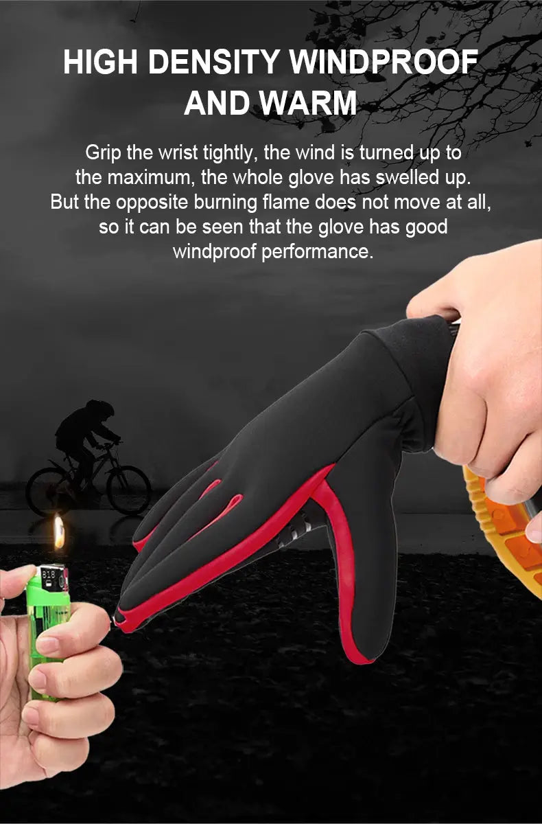 Gants d'hiver pour hommes et femmes, imperméables, écran tactile SportMix