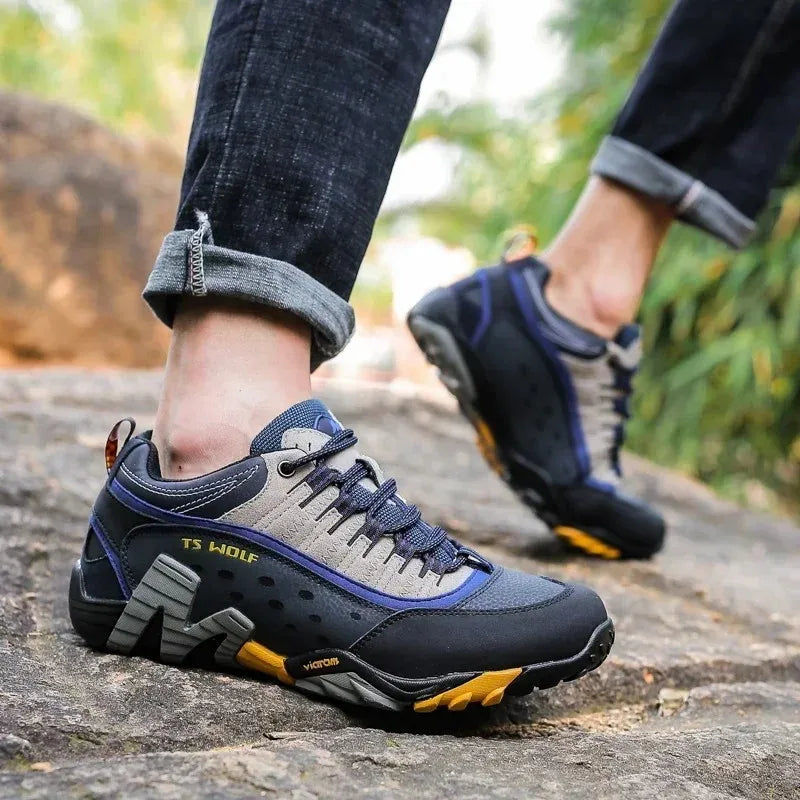 Chaussures de randonnée unisexes premium en cuir – robustes, confortables et durables