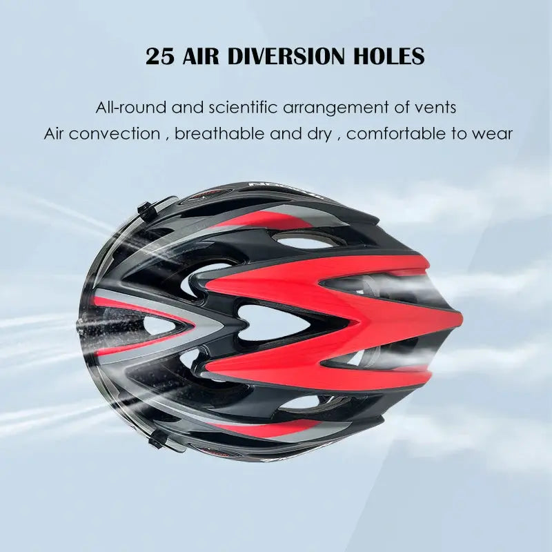 Casque de vélo ultraléger pour adulte, avec visière magnétique SportMix