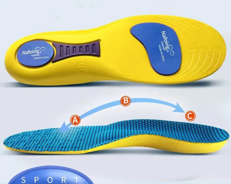 Semelles de chaussure, absorption des chocs, chaussures de course, coussinets