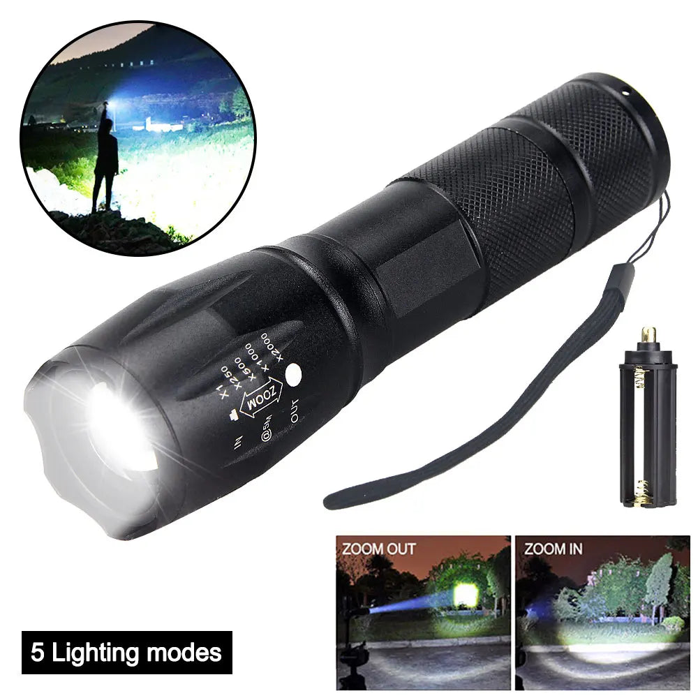 Mini lampe – idéale activités outdoor – Multi modes et étanche ip65
