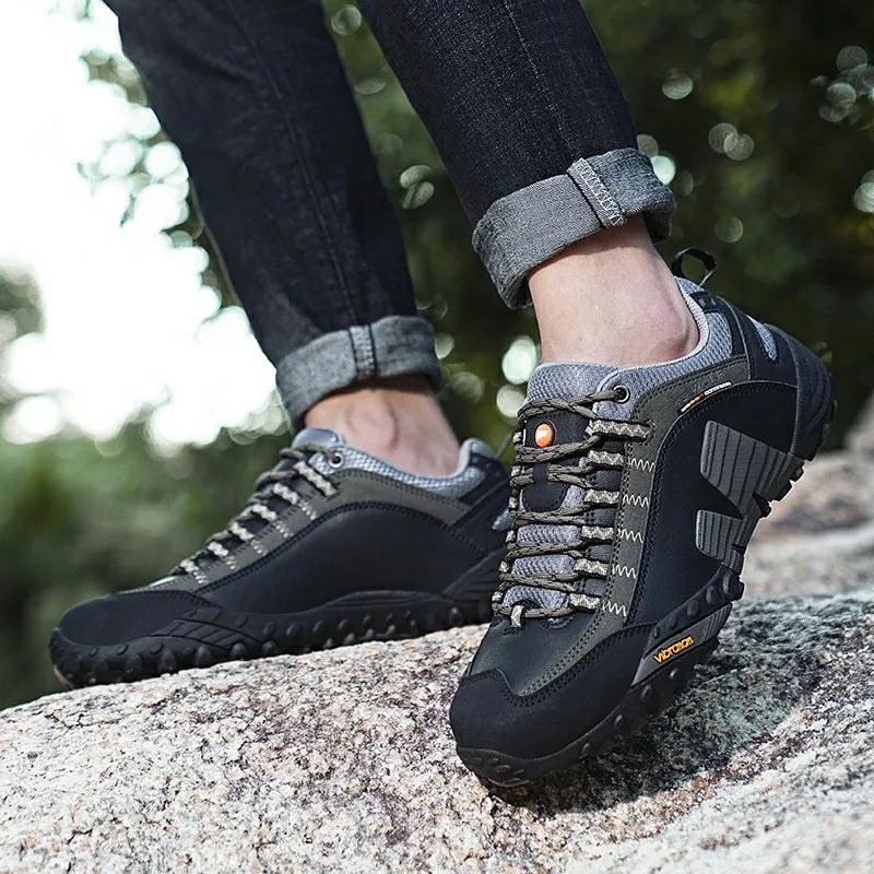 Chaussures de randonnée unisexes premium en cuir – robustes, confortables et durables