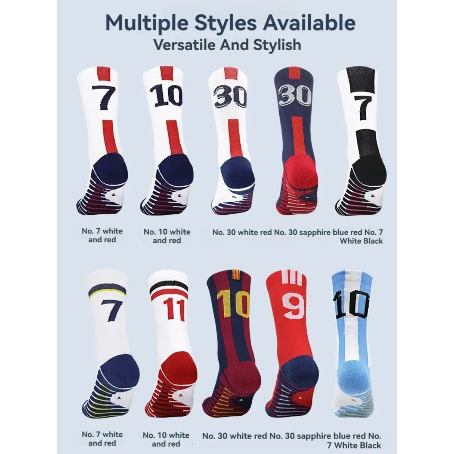 Chaussettes football semelle qualité — Grip & confort