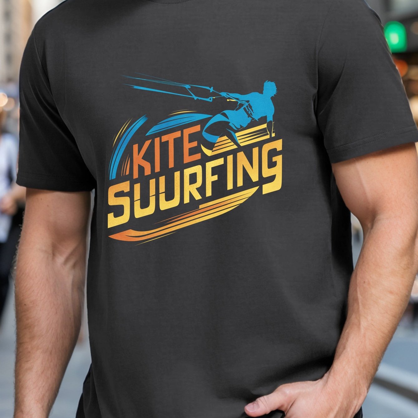 T-shirt pour sport nautique, surf, kitesurf