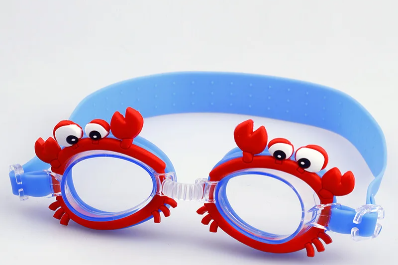 Lunettes de natation anti-buée pour enfants, nouveau, étanche, mignon, dessin animé, miroir, pour apprendre à nager, la ceinture peut être ajustée