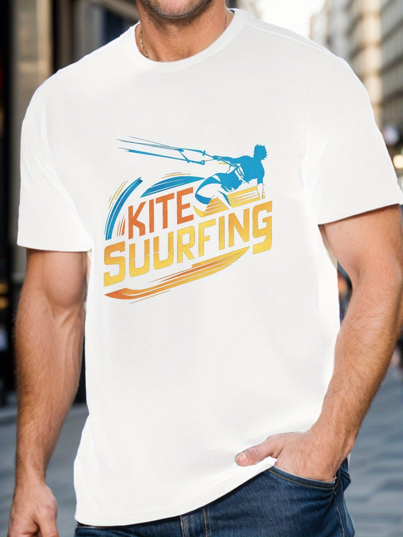 T-shirt pour sport nautique, surf, kitesurf