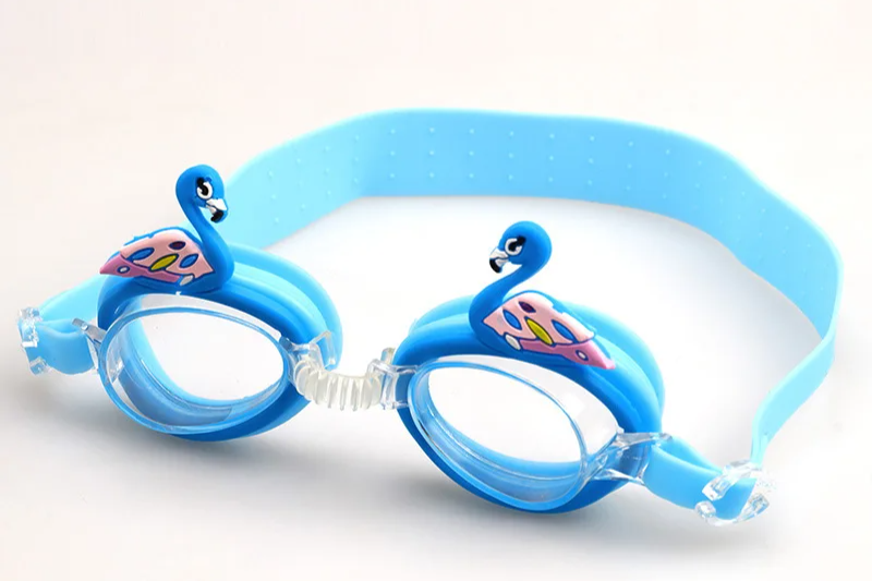 Lunettes de natation anti-buée pour enfants, nouveau, étanche, mignon, dessin animé, miroir, pour apprendre à nager, la ceinture peut être ajustée