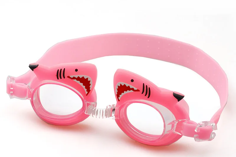 Lunettes de natation anti-buée pour enfants, nouveau, étanche, mignon, dessin animé, miroir, pour apprendre à nager, la ceinture peut être ajustée