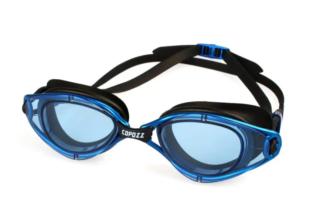 Lunettes de natation anti-buée pour hommes et femmes, protection UV, réglables, professionnelles, étanches, imperméables COPOZZ