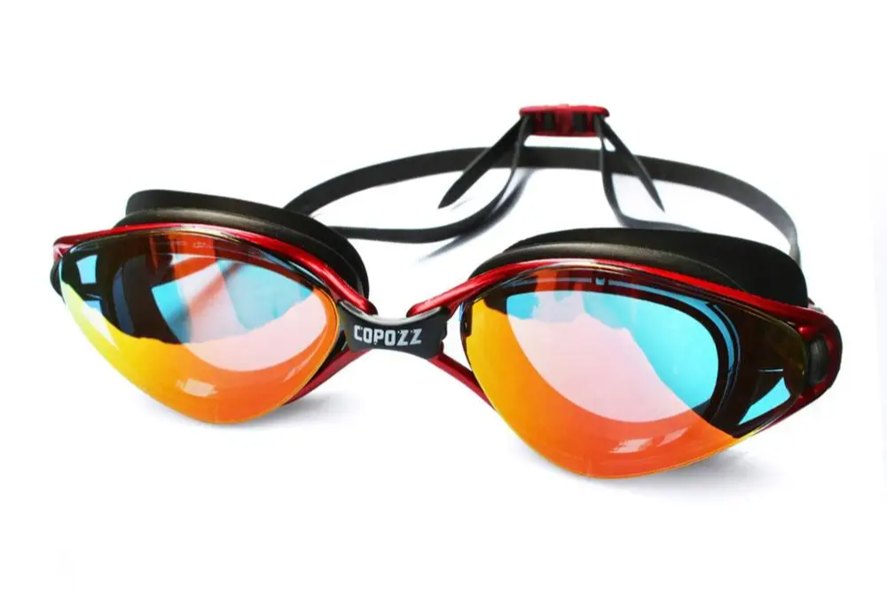 Lunettes de natation anti-buée pour hommes et femmes, protection UV, réglables, professionnelles, étanches, imperméables COPOZZ