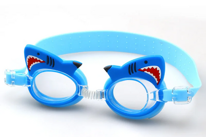 Lunettes de natation anti-buée pour enfants, nouveau, étanche, mignon, dessin animé, miroir, pour apprendre à nager, la ceinture peut être ajustée