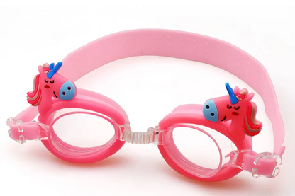 Lunettes de natation anti-buée pour enfants, nouveau, étanche, mignon, dessin animé, miroir, pour apprendre à nager, la ceinture peut être ajustée