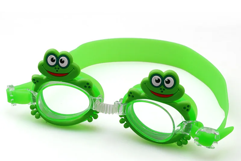 Lunettes de natation anti-buée pour enfants, nouveau, étanche, mignon, dessin animé, miroir, pour apprendre à nager, la ceinture peut être ajustée