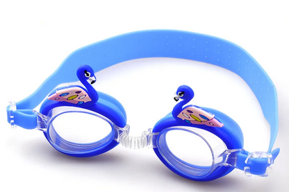 Lunettes de natation anti-buée pour enfants, nouveau, étanche, mignon, dessin animé, miroir, pour apprendre à nager, la ceinture peut être ajustée