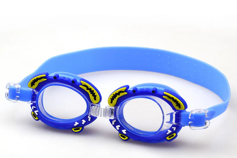 Lunettes de natation anti-buée pour enfants, nouveau, étanche, mignon, dessin animé, miroir, pour apprendre à nager, la ceinture peut être ajustée