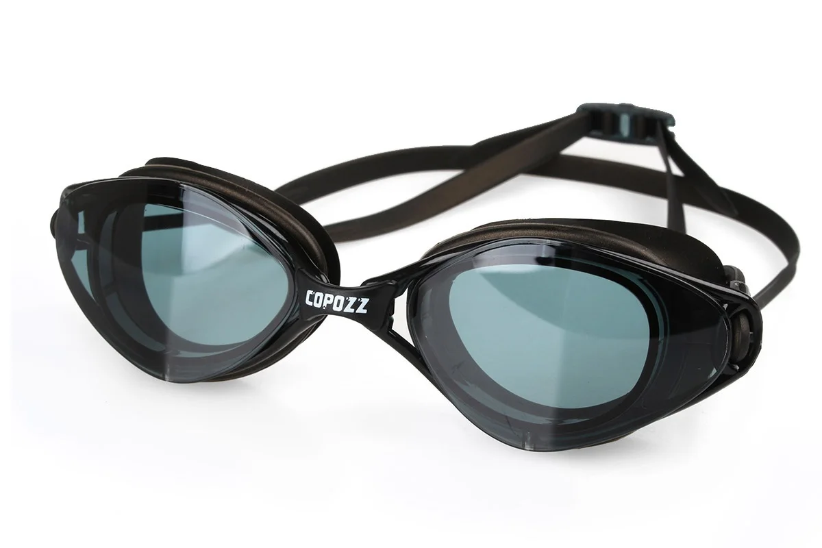 Lunettes de natation anti-buée pour hommes et femmes, protection UV, réglables, professionnelles, étanches, imperméables COPOZZ