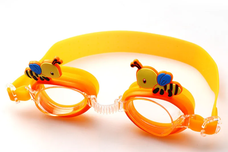 Lunettes de natation anti-buée pour enfants, nouveau, étanche, mignon, dessin animé, miroir, pour apprendre à nager, la ceinture peut être ajustée