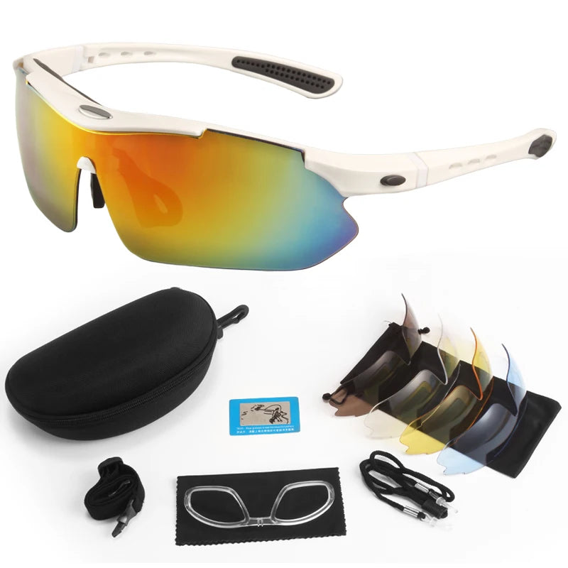 Lunettes polarisées pour hommes, coupe-vent, anti-poussière, de protection de sécurité, sports de plein air