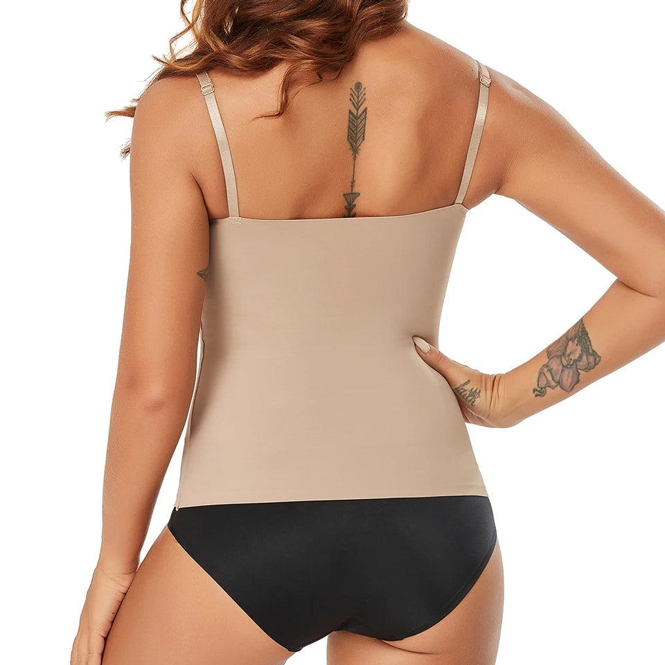 Femme - Débardeur, Camisole Amincissante pour Femme, Sous-Vêtement de Compression, fitness, yoga, running