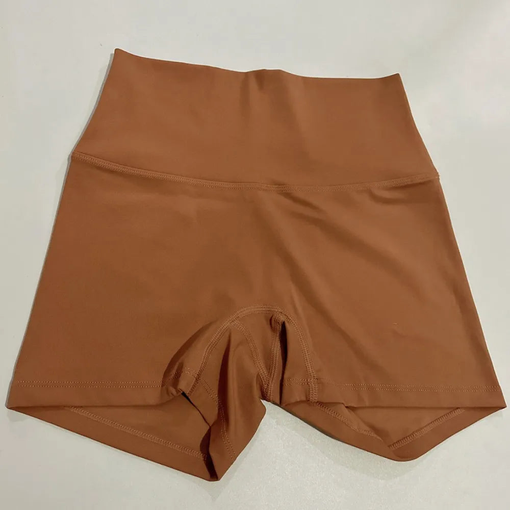 Femme - Short de sport, yoga pour femme, vêtement de sport, court, résistant, doux, athlétique, à compression