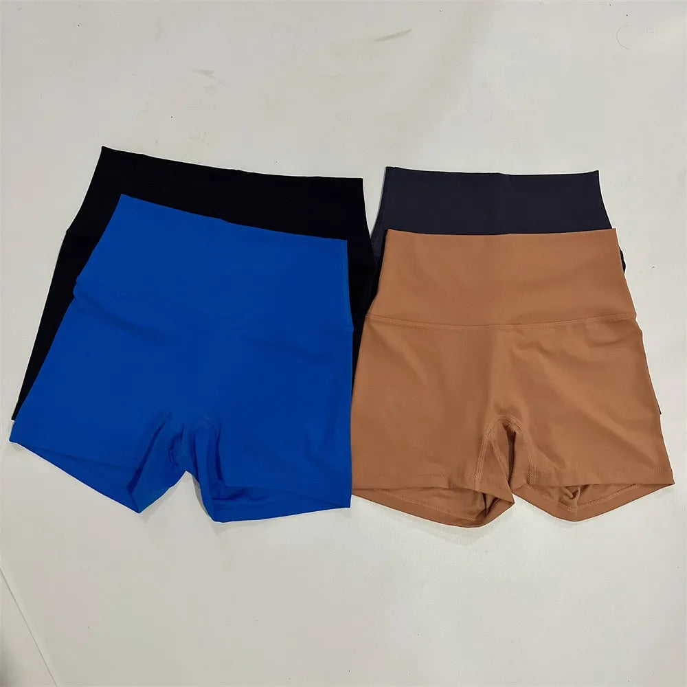 Femme - Short de sport, yoga pour femme, vêtement de sport, court, résistant, doux, athlétique, à compression