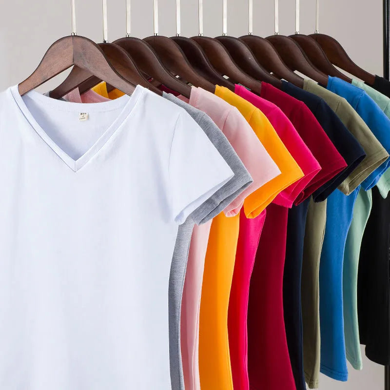 Femme, T-shirt - manches courtes pour femmes, pur coton, relax, sport