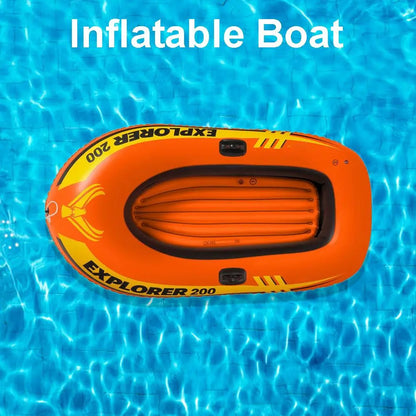 Bateau gonflable épais en PVC, avec coussin d'air, en aluminium, pour 2/3 personnes