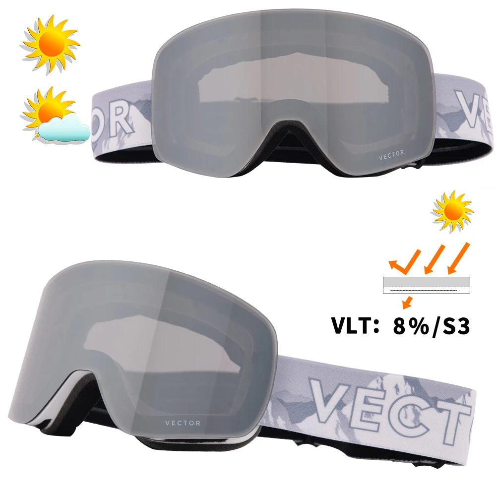 Lunettes de Ski pour homme et femme, avec revêtement Anti-buée, protection UV400