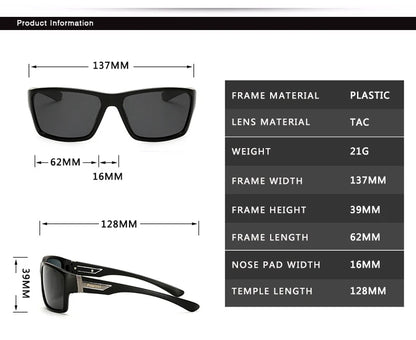 Lunettes de soleil polarisées, confortable