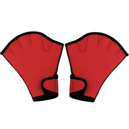 1 paire de gants de natation, Fitness aquatique, résistance à l'eau, Aqua Fit, entraînement à la pagaie, sans doigts, BN99