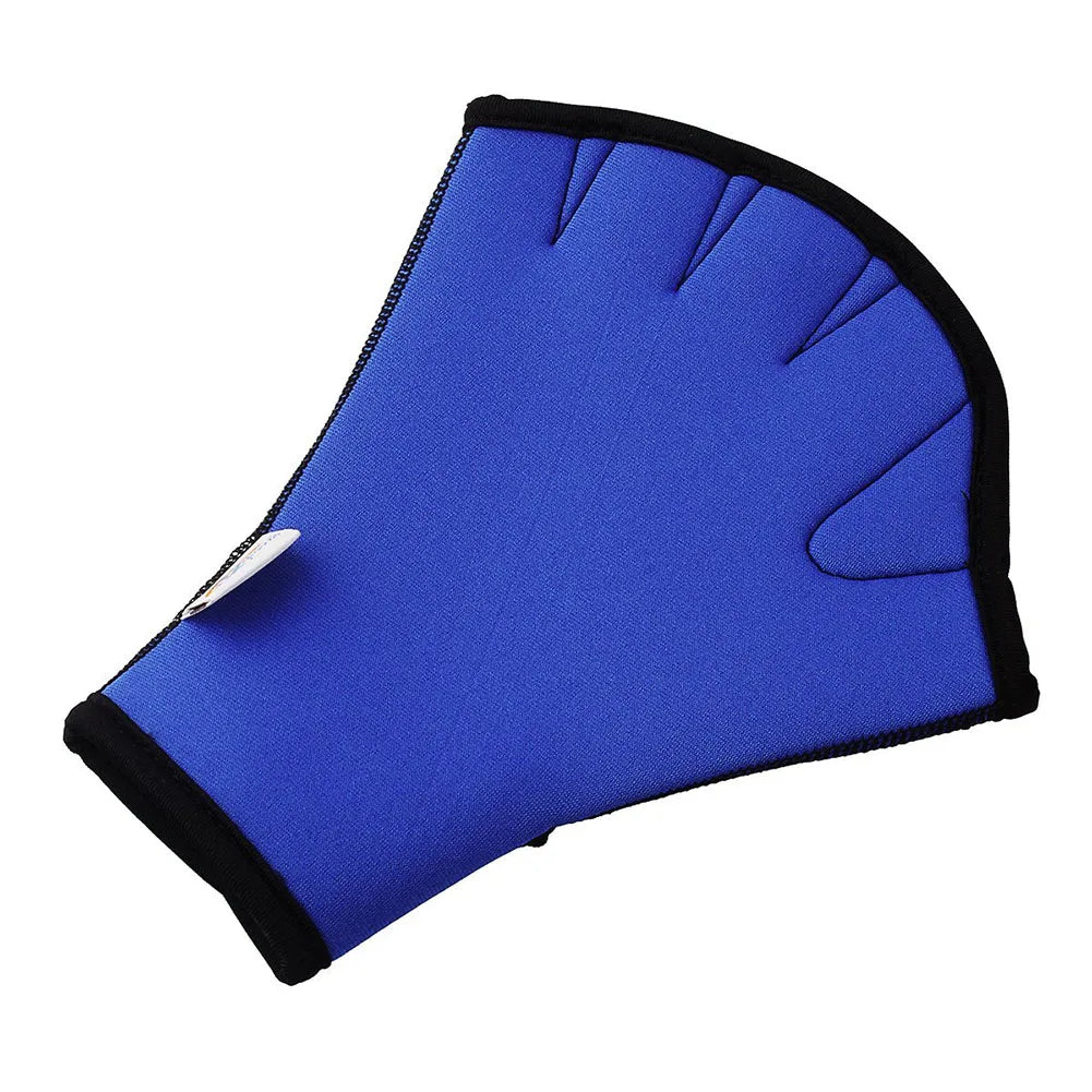 1 paire de gants de natation, Fitness aquatique, résistance à l'eau, Aqua Fit, entraînement à la pagaie, sans doigts, BN99