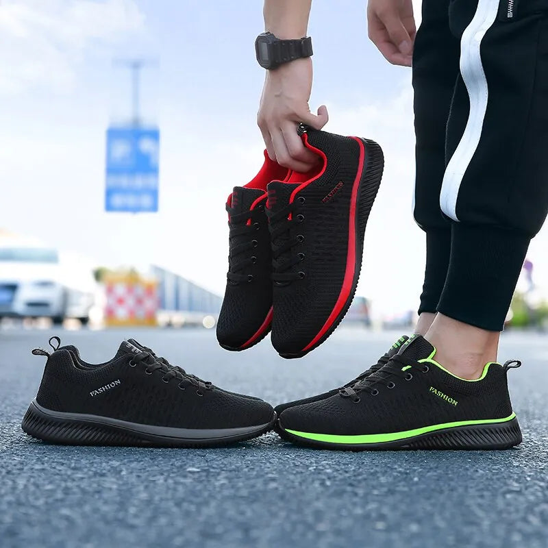 Homme - Chaussures de sport leger, basket, confortables, respirant, marche, vélo, course, fitness