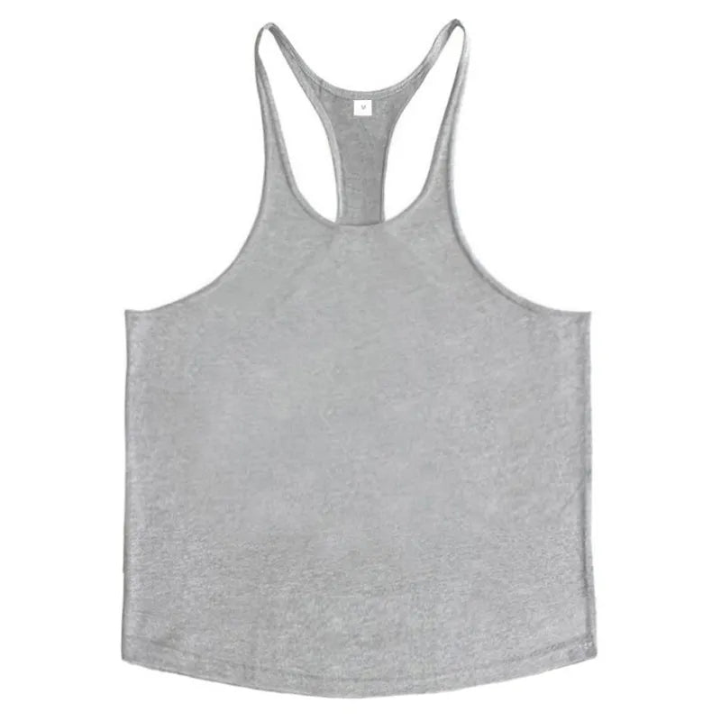  Homme - Débardeur d'entraînement musculaire pour hommes, vêtements de gymnastique