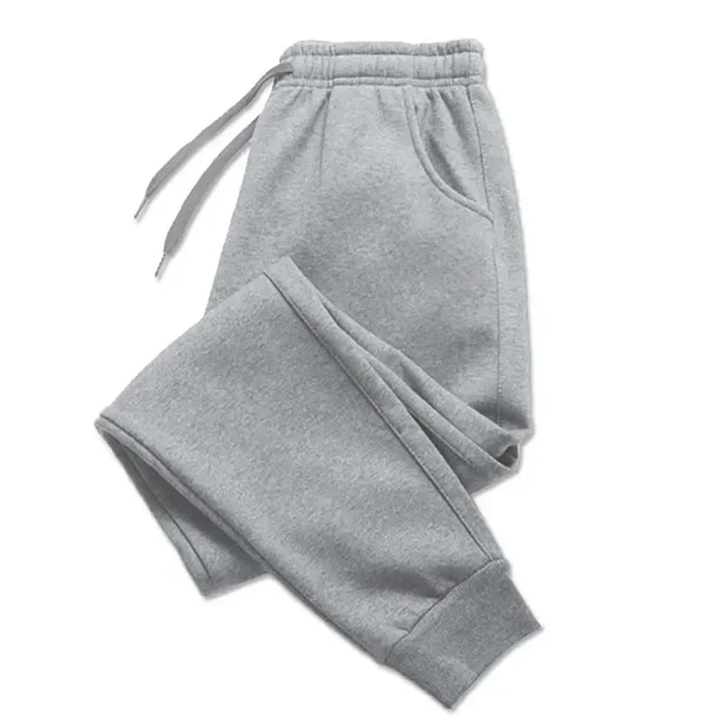 Homme - Pantalon en coton pour homme, décontracté, entraînement de fitness