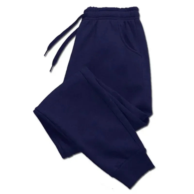 Homme - Pantalon en coton pour homme, décontracté, entraînement de fitness