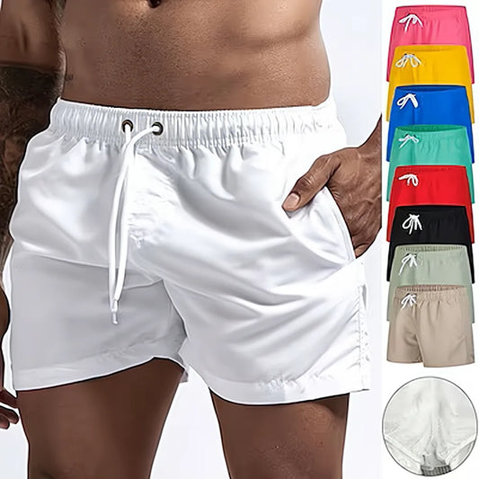 Homme - Short de bain respirant pour homme, maillot de bain, séchage rapide, surf, plage