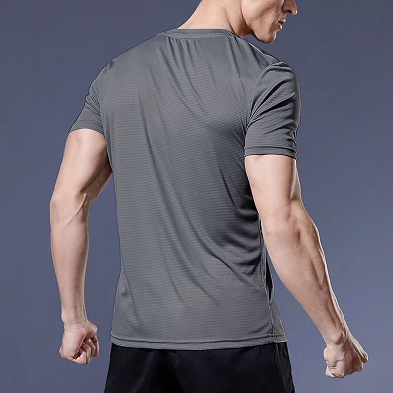 Homme - T-shirt de jogging, fitness, salle de sport