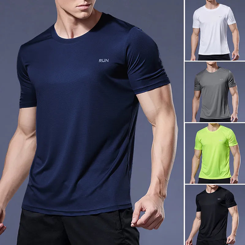 Homme - T-shirt de jogging, fitness, salle de sport