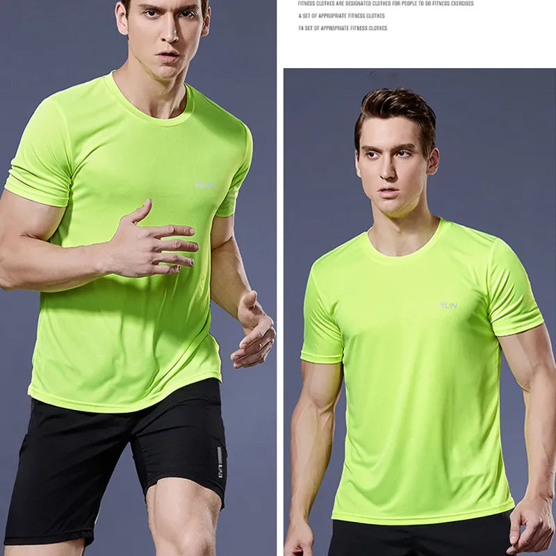 Homme - T-shirt de jogging, fitness, salle de sport