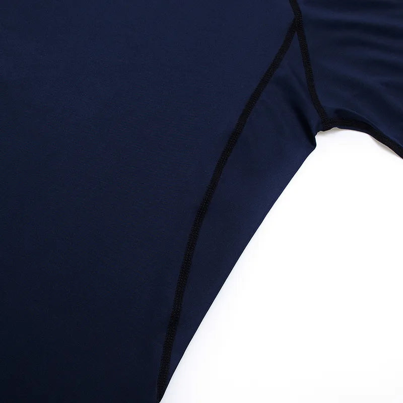 Homme - T-shirt de sport, compression à manches courtes